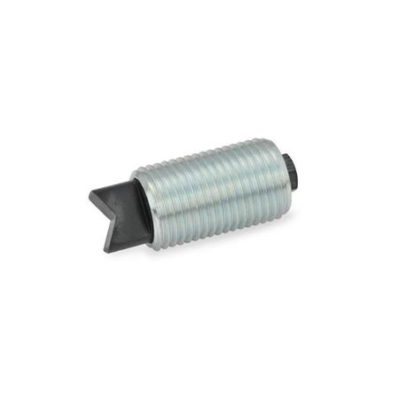 J.W. WINCO JW Winco GN 513-M12-1.5-P-2 Spring Plunger 513-M12-1.5-P-2